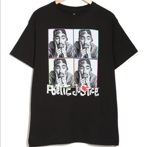 RARE Tupac 2Pac Poetic Justice FACES T-shirt